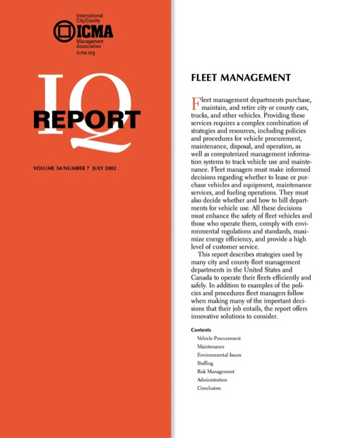 Cover image for book Fleet Management