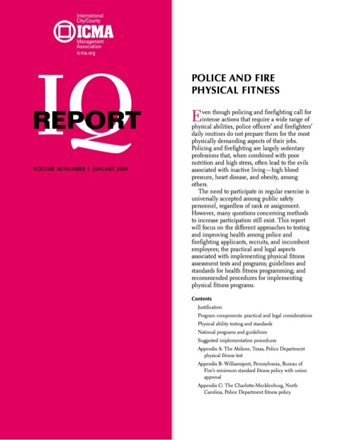 Cover image for book Police and Fire Physical Fitness