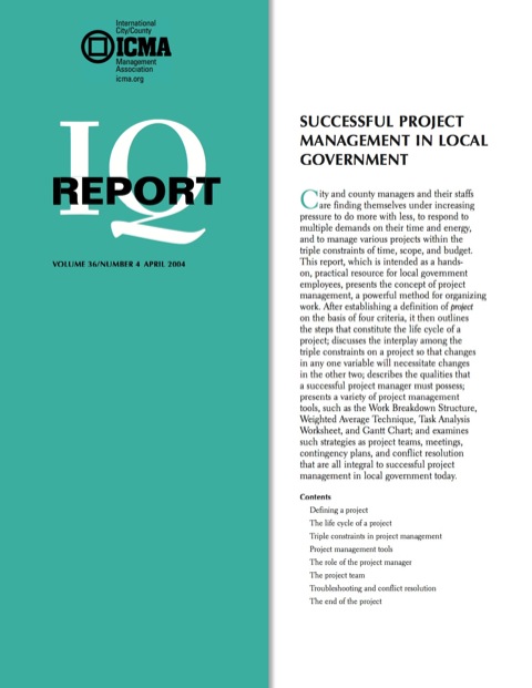 Cover image for book Successful Project Management In Local Government