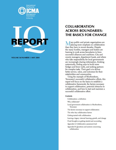 Cover image for book Collaboration Across Boundaries: The Basics for Change