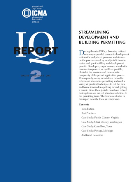 Cover image for book Streamlining Development and Building Permitting