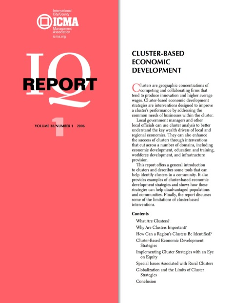 Cover image for book Cluster -Based Economic Development