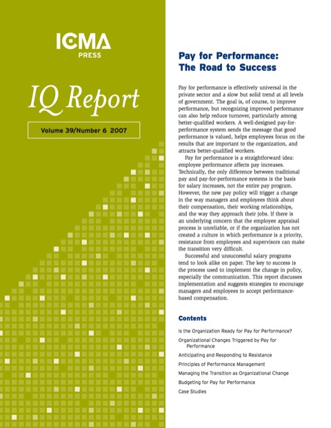 Cover image for book Pay for Performance: The Road to Success
