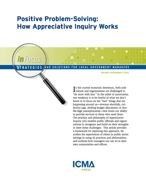 Cover image for book Positive Problem-Solving: How Appreciative Inquiry Works