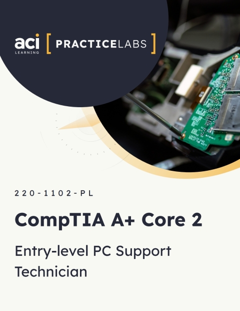 Cover image for book CompTIA A+ Core 2: Entry-level PC Support Technician