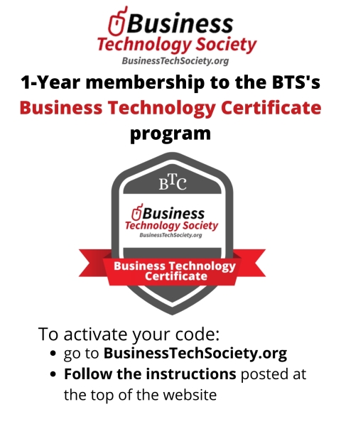 Cover image for book BTS Business Technology Certificate
