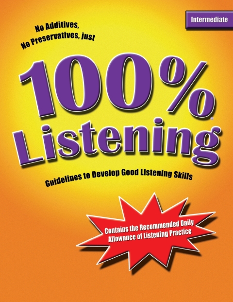 Cover image for book 100% Listening: Intermediate - 33010E