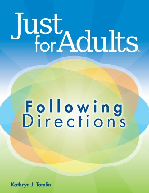 Cover image for book Just for Adults: Following Directions - 33114E