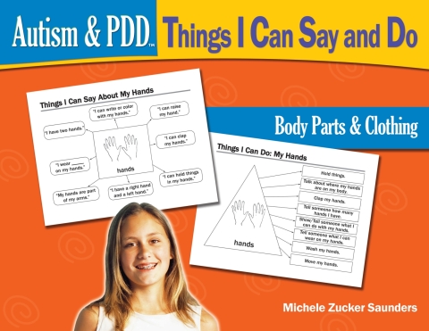 Cover image for book Autism and PDD Things I Can Say and Do: Body Parts  and  Clothing - 33543E