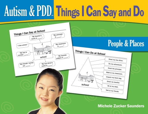 Cover image for book Autism and PDD Things I Can Say and Do: People and Places - 33546E