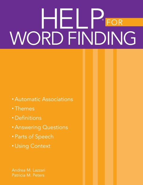 Cover image for book HELP for Word Finding - 33614E