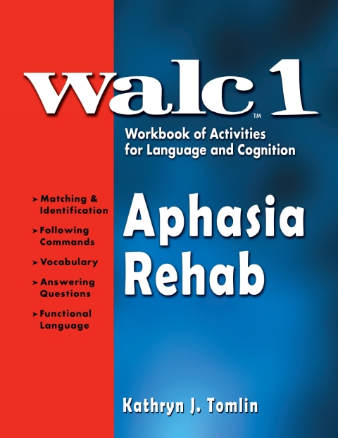 Cover image for book WALC 1 Workbook of Activities for Language and Cognition: Aphasia Rehab - 33625E
