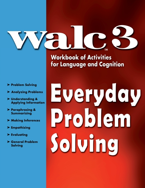 Cover image for book WALC 3 Workbook of Activities for Language and Cognition: Everyday Problem Solving - 33629E