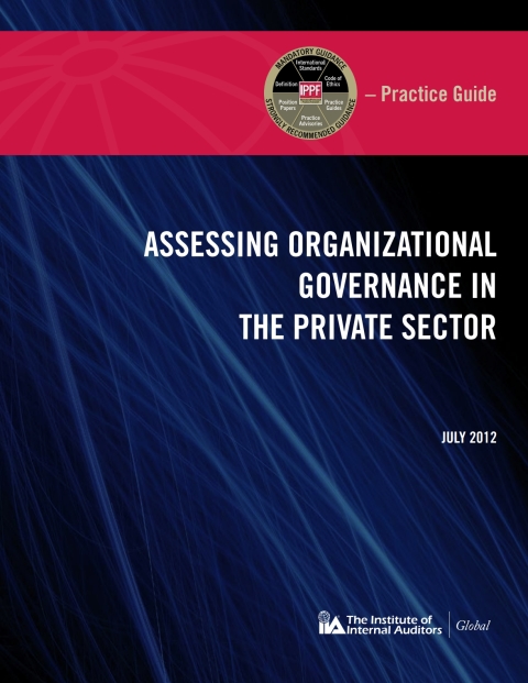 Cover image for book Practice Guide: Assessing Organizational Governance in the Private Sector