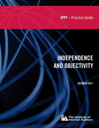 Practice Guide: Independence and Objectivity