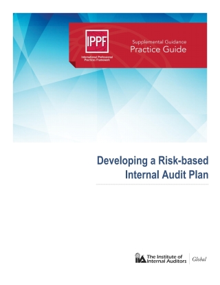 Practice Guide: Developing a Risk-based Internal Audit Plan