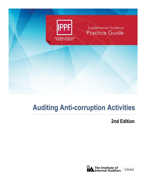 Cover image for book Practice Guide: Auditing Anti-corruption Activities