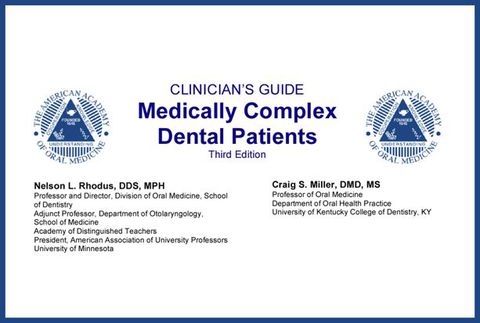Cover image for book AAOM Clinician's Guide to Medically Complex Dental Patients
