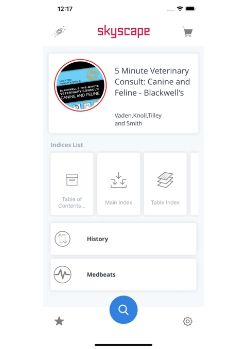 Cover image for book Blackwell's Five-Minute Veterinary Consult: Canine and Feline, Mobile App