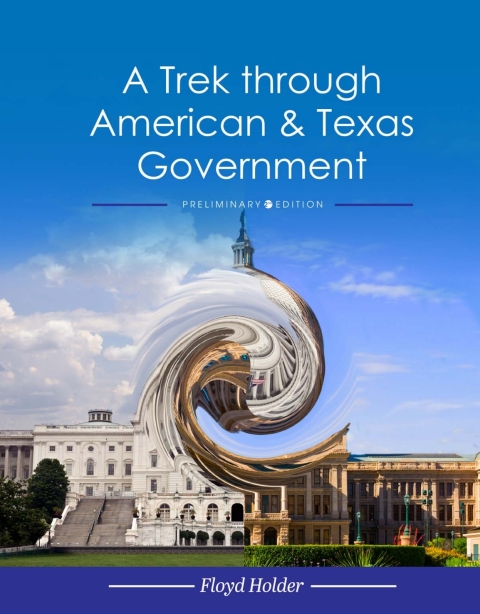 Cover image for book A Trek through American and Texas Government