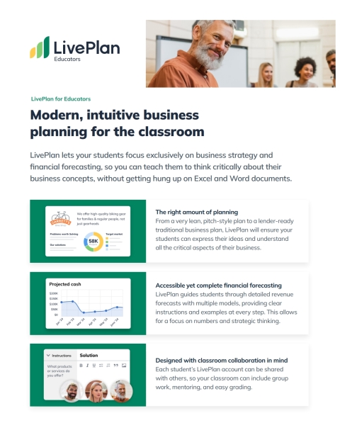 Cover image for book (Justin) LivePlan Standard license with 6 month access