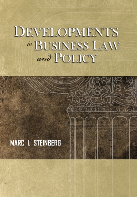 Cover image for book Developments in Business Law and Policy