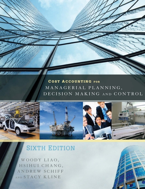 Cover image for book Cost Accounting for Managerial Planning, Decision Making and Control