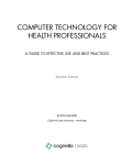 Computer Technology for Heath Professionals Computer Technology for Heath Professionals