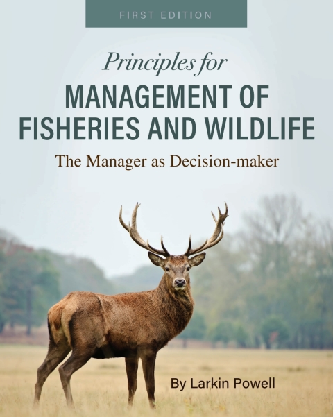 Cover image for book Principles for Management of Fisheries and Wildlife