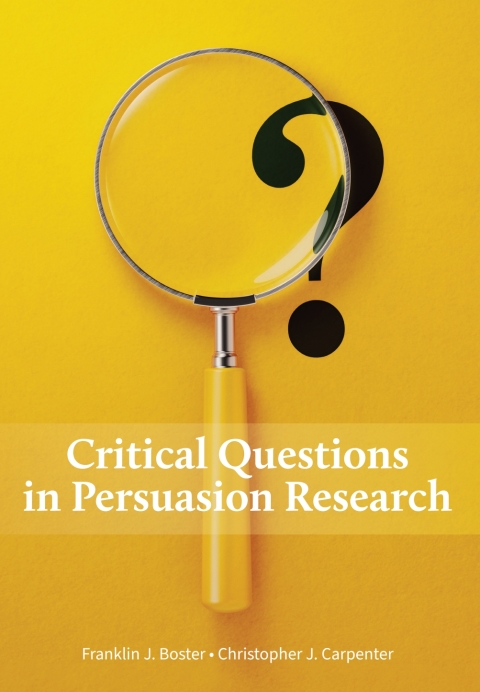Cover image for book Critical Questions in Persuasion Research
