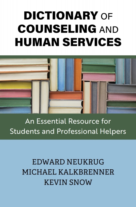 Cover image for book Dictionary of Counseling and Human Services