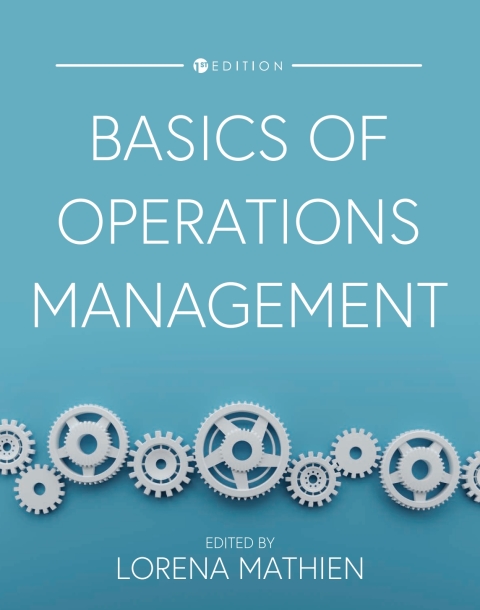 Cover image for book Basics of Operations Management