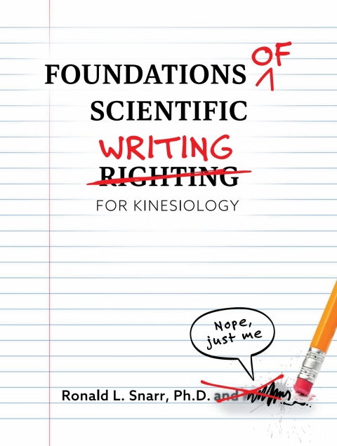 Cover image for book Foundations of Scientific Writing for Kinesiology