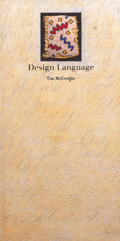 Cover image for book Design Language