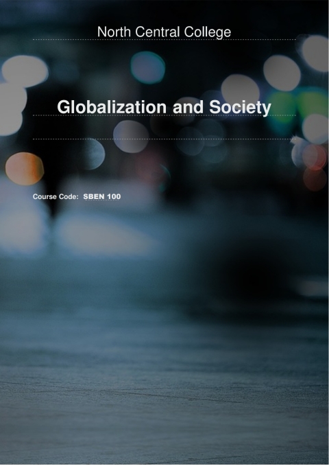 Cover image for book SBEN 100 : Globalization and Society Coursepack