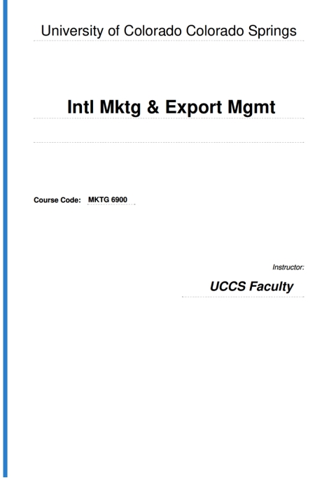 Cover image for book MKTG 6900