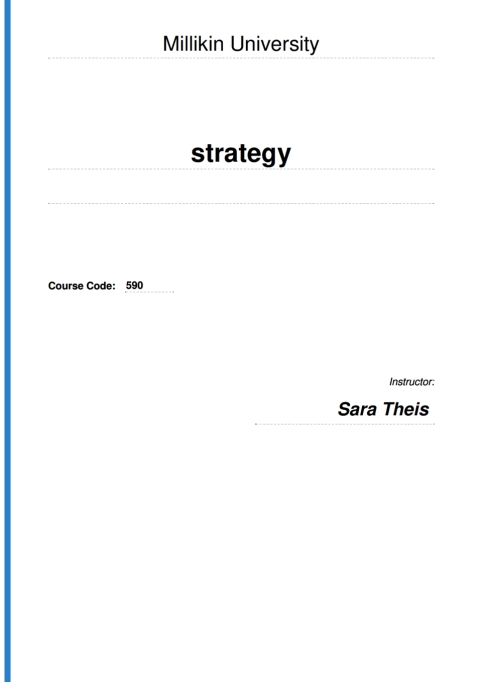 Cover image for book Strategy 590