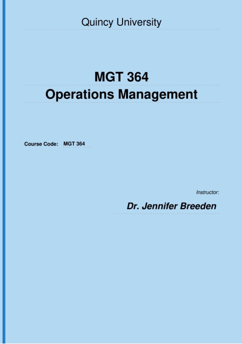 Cover image for book MGT 364