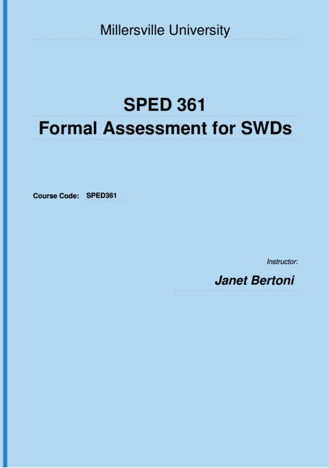 Cover image for book SPED361