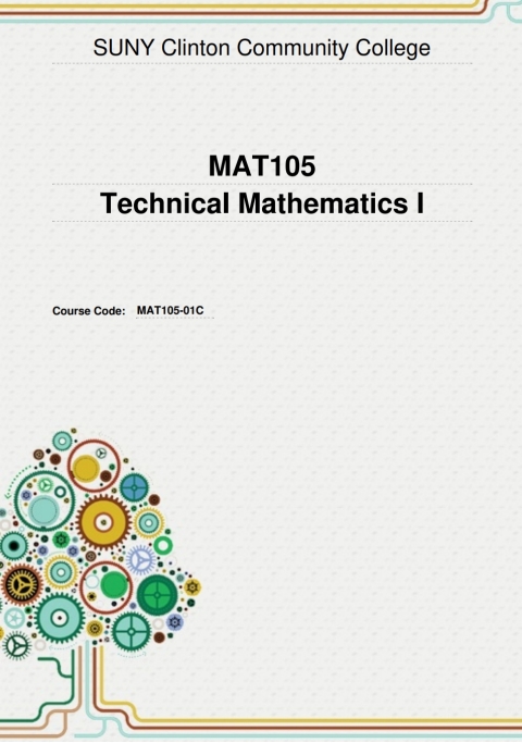 Cover image for book MAT 105