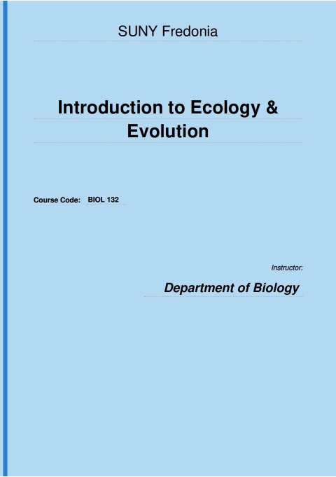 Cover image for book BIOL 132