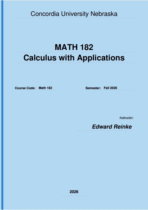 Cover image for book Math 182