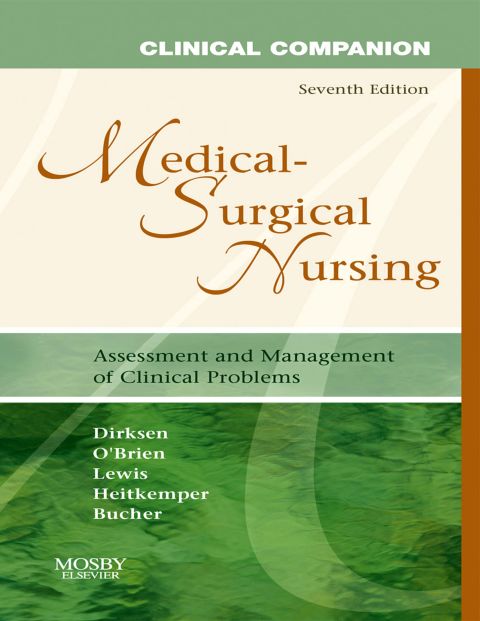 Cover image for book Clinical Companion to Medical-Surgical Nursing