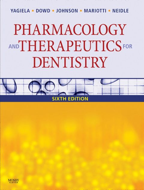 Cover image for book Pharmacology and Therapeutics for Dentistry