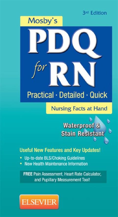 Cover image for book Mosby's PDQ for RN