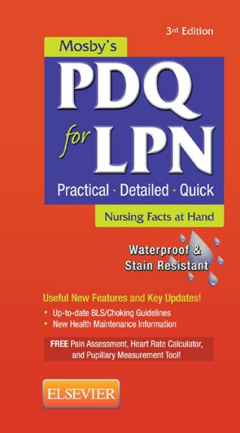 Cover image for book Mosby's PDQ for LPN