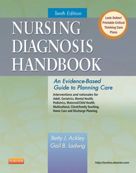 Cover image for book Nursing Diagnosis Handbook: An Evidence-Based Guide to Planning Care