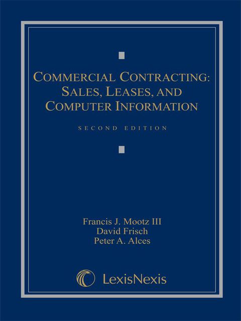 Cover image for book Commercial Contracting: Sales, Leases, and Computer Information