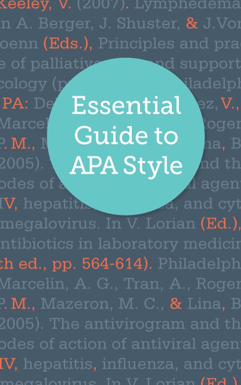Cover image for book Essential Guide to APA Style