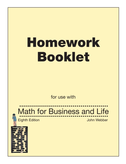 Homework Booklet For Use With Math For Business And Life